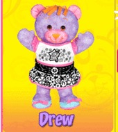 Doodle Bear Velvet Art - Drew Doodle Bear Velvet Art - Drew