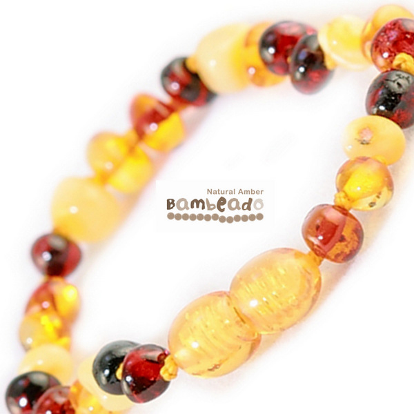 Bambeado: Baby Amber Anklet Bud - Mixed Colours image