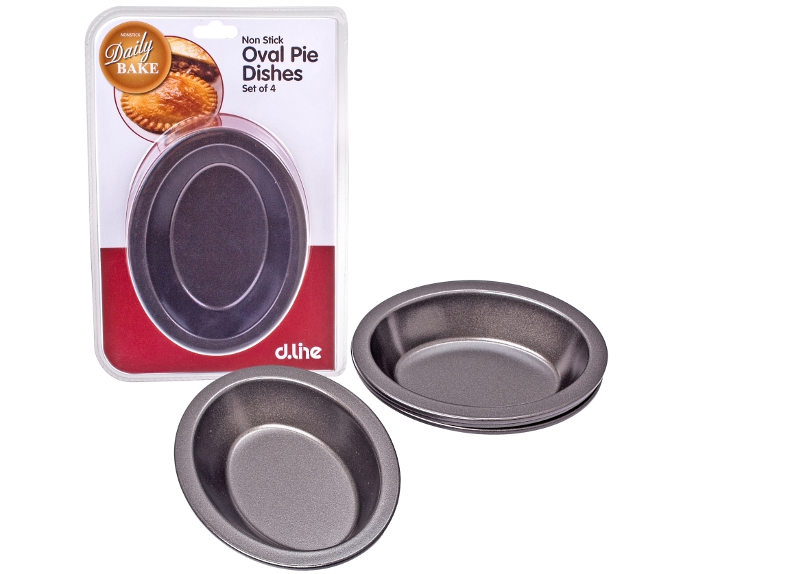 Non Stick Oval Pie Dish Set of 4 at Mighty Ape NZ