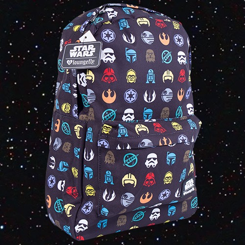 Loungefly Star Wars Multi Symbol Print Backpack image
