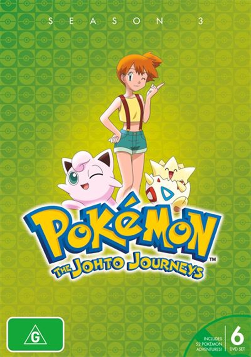 Pokémon® Johto Journeys - Season 3 on DVD