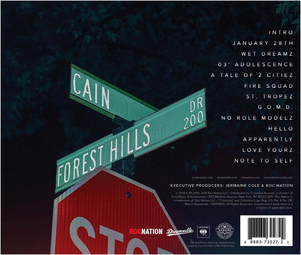 2014 Forest Hills Drive by J. Cole image