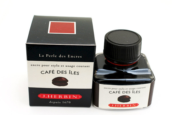 J Herbin: Fountain Pen Ink - Cafe de Iles (30ml)