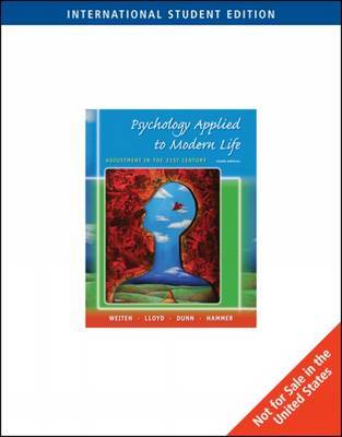 Psychology Applied to Modern Life by Wayne Weiten image