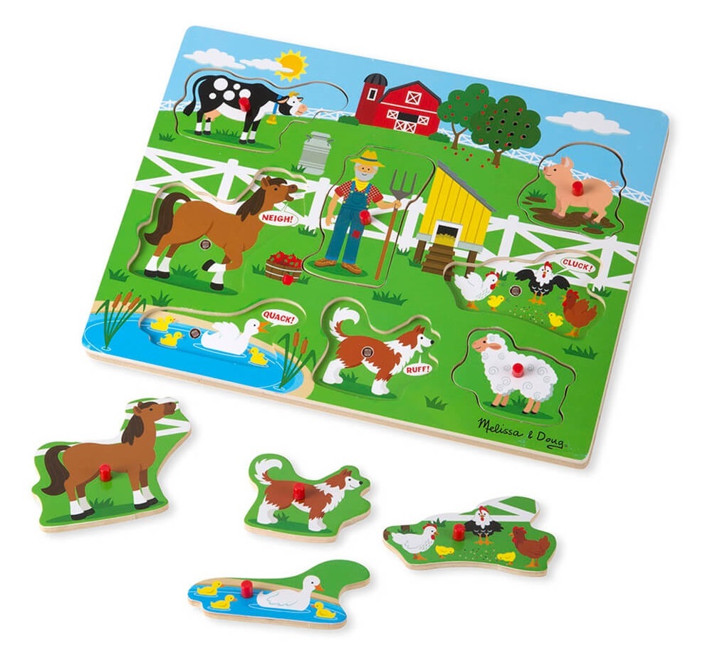 Melissa & Doug: Old MacDonald's Farm - Sound Puzzle