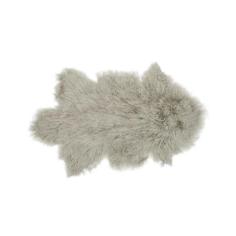 Bambury Mongolian Lambswool Rug (Grey) image