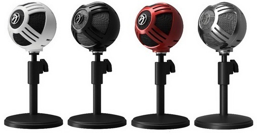 Arozzi Sfera Microphone (Red) on PC