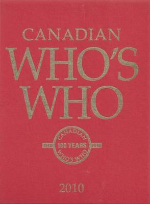 Canadian Who's Who 2010 on Hardback by University of Toronto Press