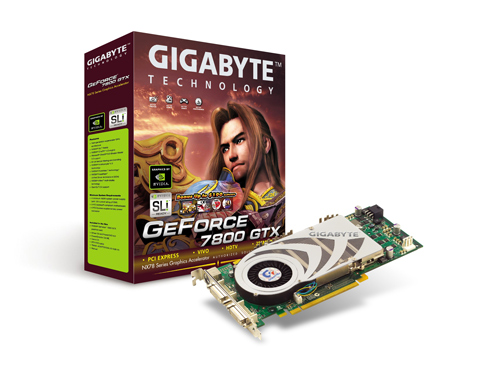 Gigabyte Graphics Card NVIDIA GeForce 7800 GTX 256MB PCIE