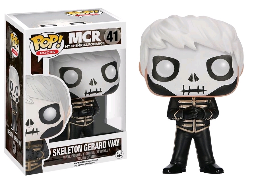 My Chemical Romance: Gerard Way (Skeleton Face) - Pop! Vinyl Figure