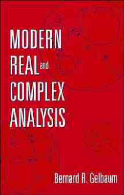 Modern Real and Complex Analysis by Bernard R. Gelbaum image