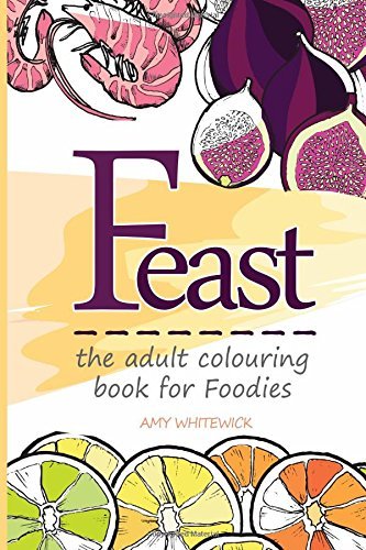 Feast: The Adult Colouring Book for Foodies by Amy Whitewick image