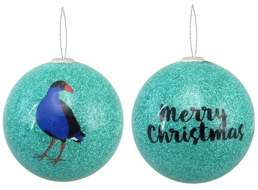 Christmas Decoration - Green Pukeko image