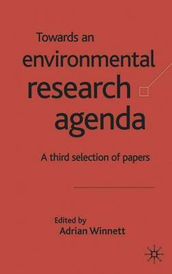 Towards an Environment Research Agenda image