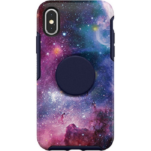 Otter + Pop: Symmetry for iPhone X/Xs - Blue Nebula image