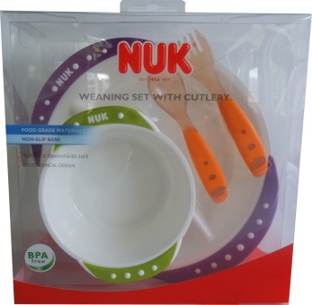 NUK: Weaning Set with Cutlery