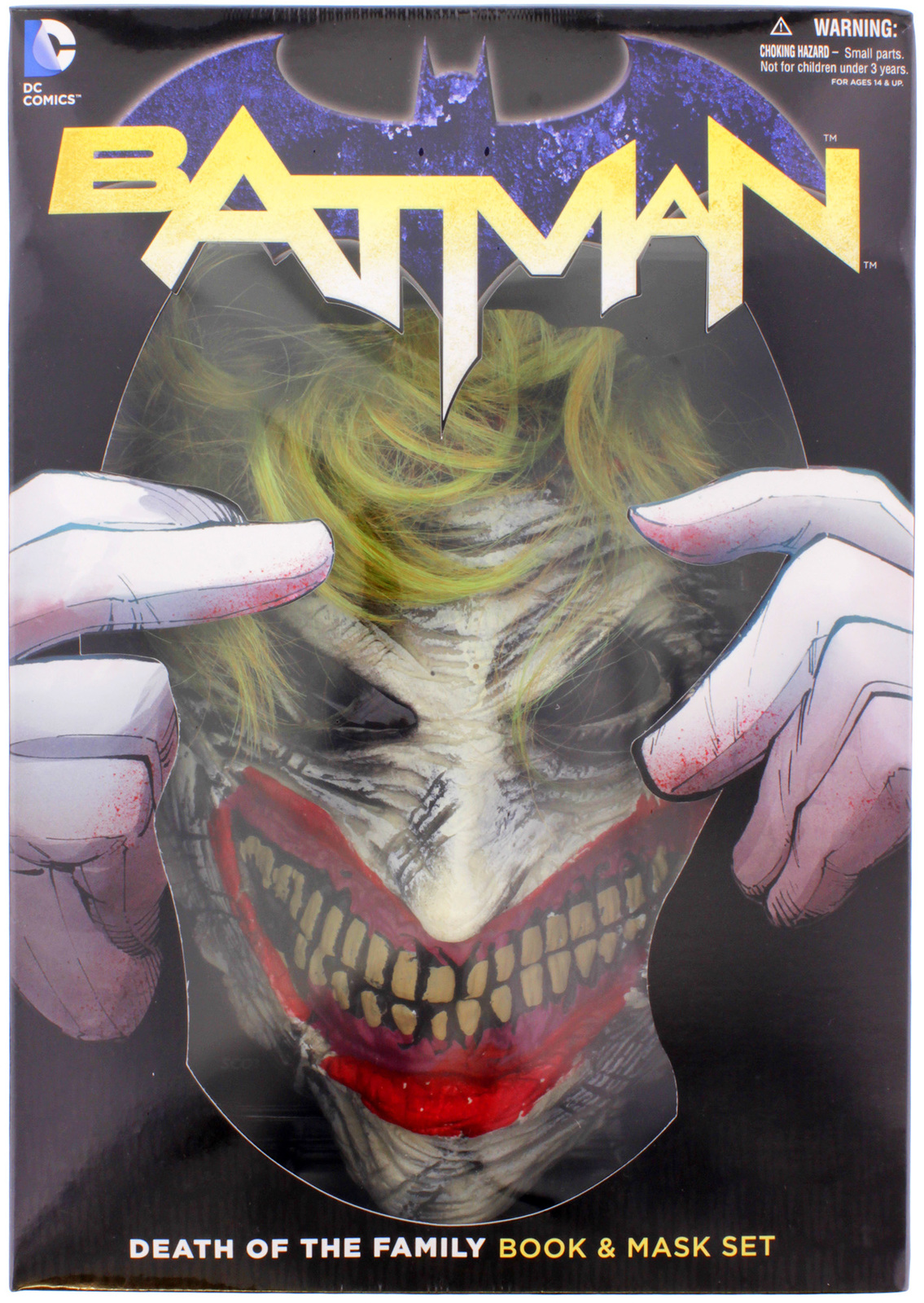 Batman: Death of the Family Joker Mask and Book Set (New 52) by Scott Snyder image