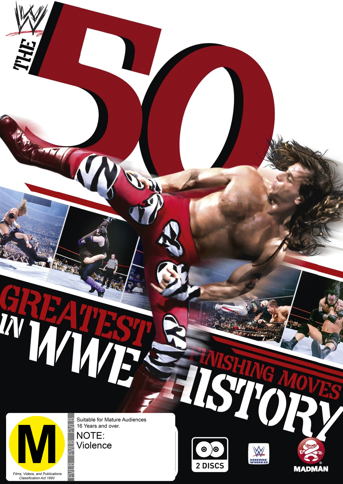 WWE: 50 Greatest Finishing Moves In WWE History on DVD