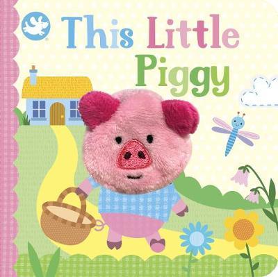 Little Learners This Little Piggy Finger Puppet Book by Parragon Books Ltd image