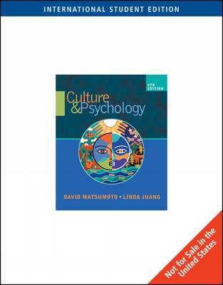 Culture and Psychology by David Matsumoto image