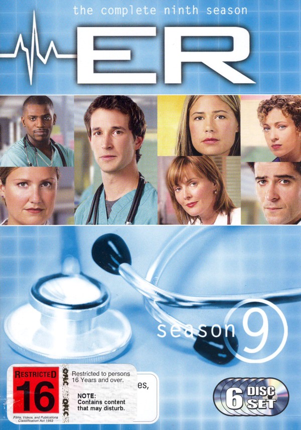 E.R. - The Complete 9th Season (6 Disc Set) on DVD image