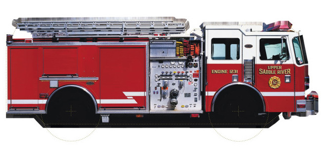 Fire Engine (Wheelie Board Book) by DK image