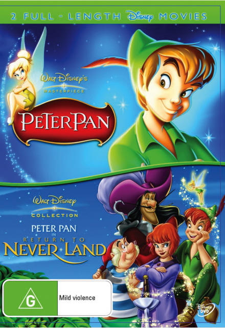 Peter Pan (1953) / Peter Pan In Return To Never Land (2 Disc Set) on DVD image