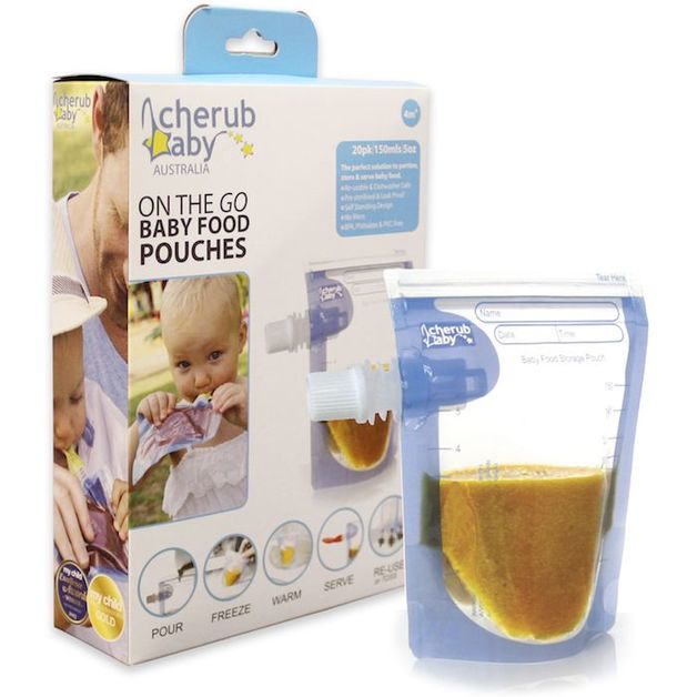 Buy Cherub Baby Food Storage Pouches (20 Pack) at Mighty Ape NZ