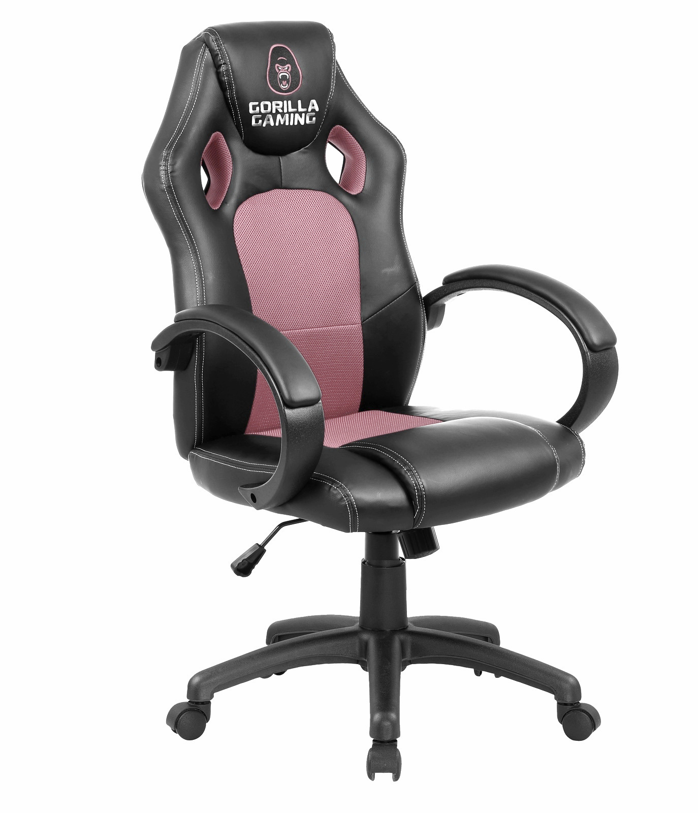Gorilla Gaming Chair - Pink & Black for image