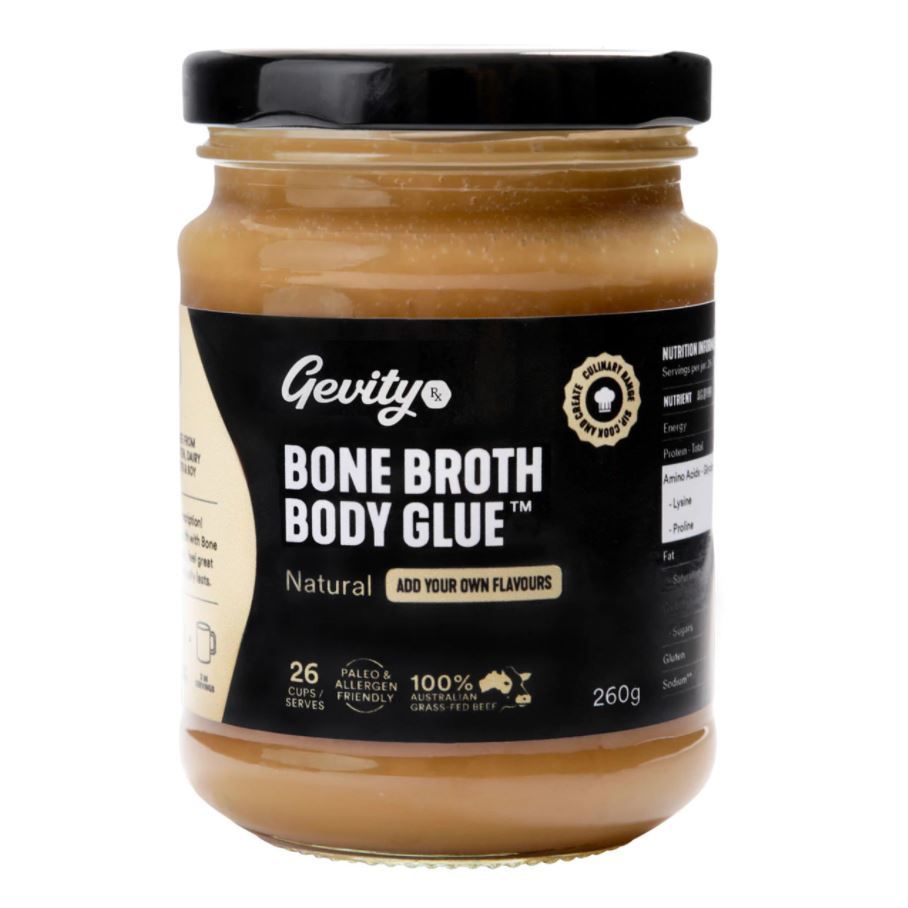 Bone Broth Body Glue Buy Gevity Bone Broth Body Glue - Natural (260g) at Mighty Ape NZ