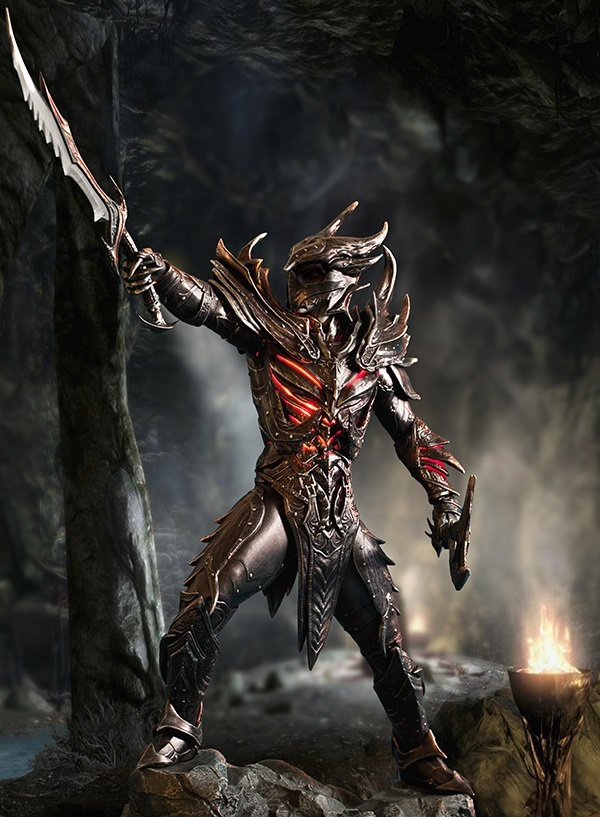 Skyrim Daedric Armor Statue image