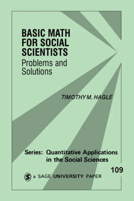 Basic Math for Social Scientists by Timothy M Hagle image
