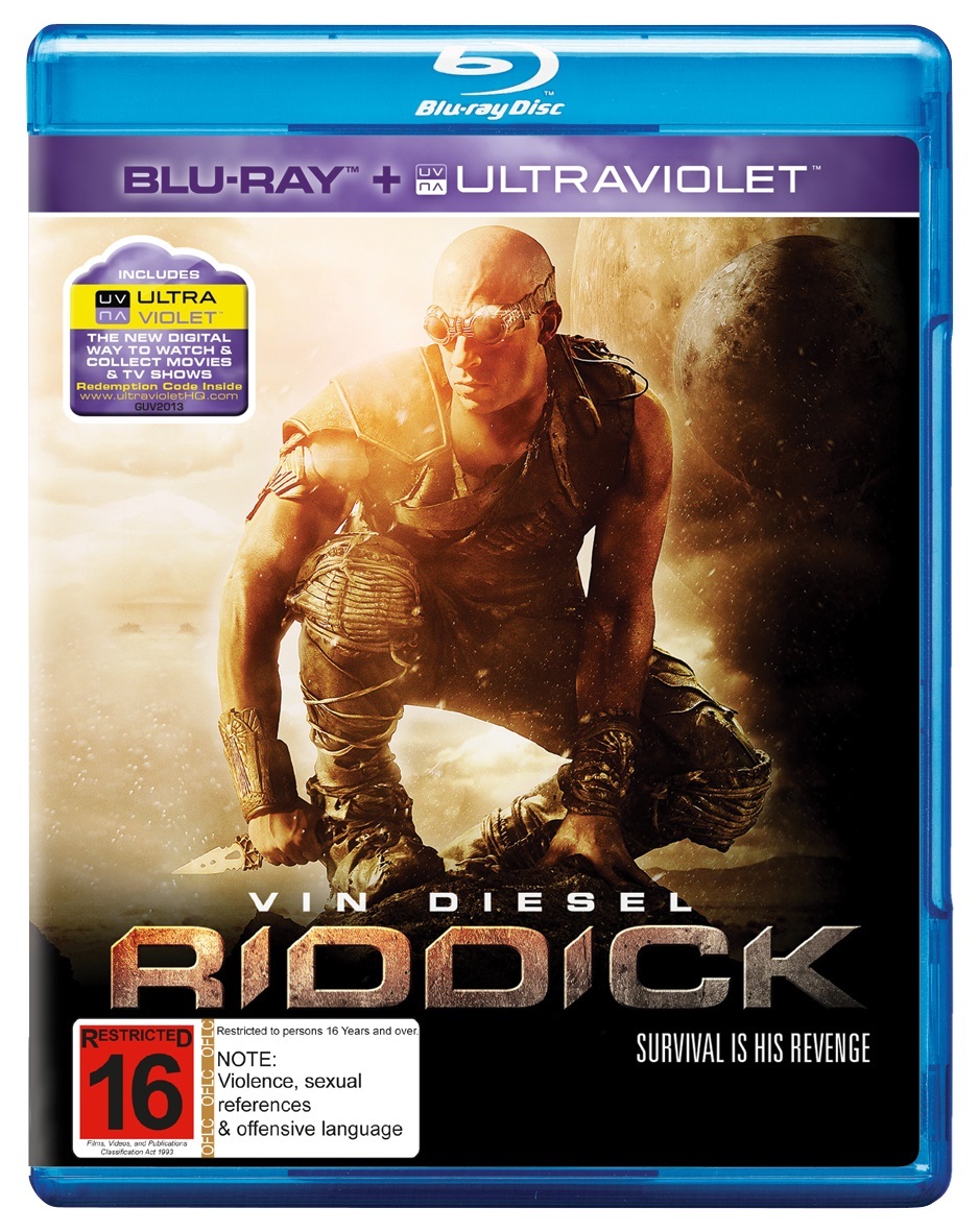 Riddick on Blu-ray