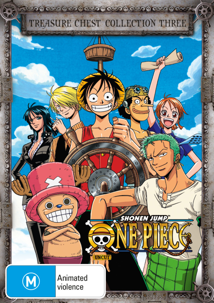 One Piece (Uncut) Treasure Chest - Collection 3 on DVD image