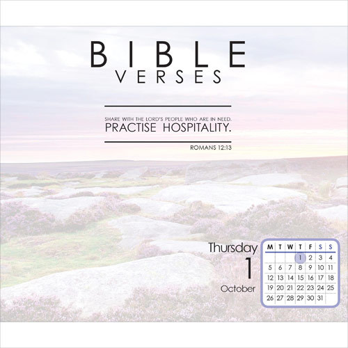 Bible Verses Desk Calendar 2015 | Buy Now | at Mighty Ape NZ