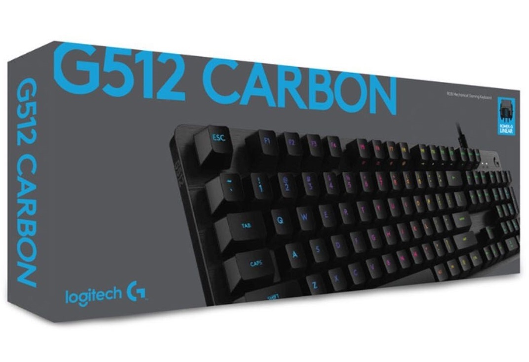 Logitech G512 Carbon RGB Mechanical Gaming Keyboard - Linear on PC