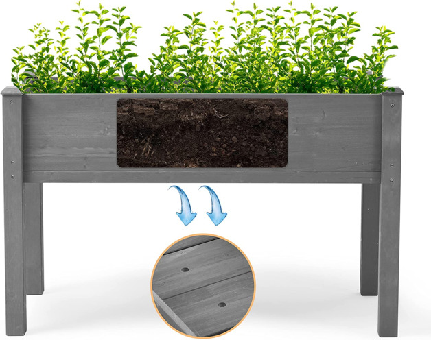 Raised Garden Bed & Elevated Planter Box