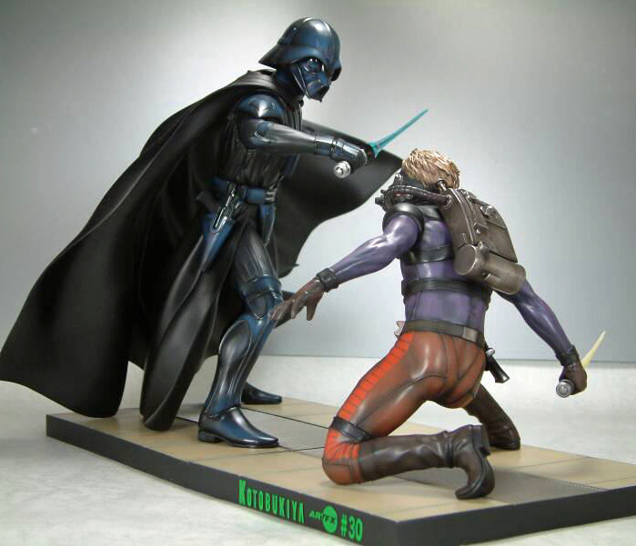 Star Wars Luke Skywalker VS Darth Vader ArtFX PVC Statue Ralph 