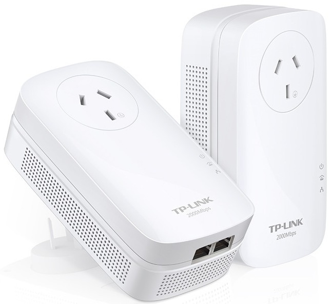 TP-Link AV2000 2-Port Gigabit Passthrough Powerline Starter Kit image