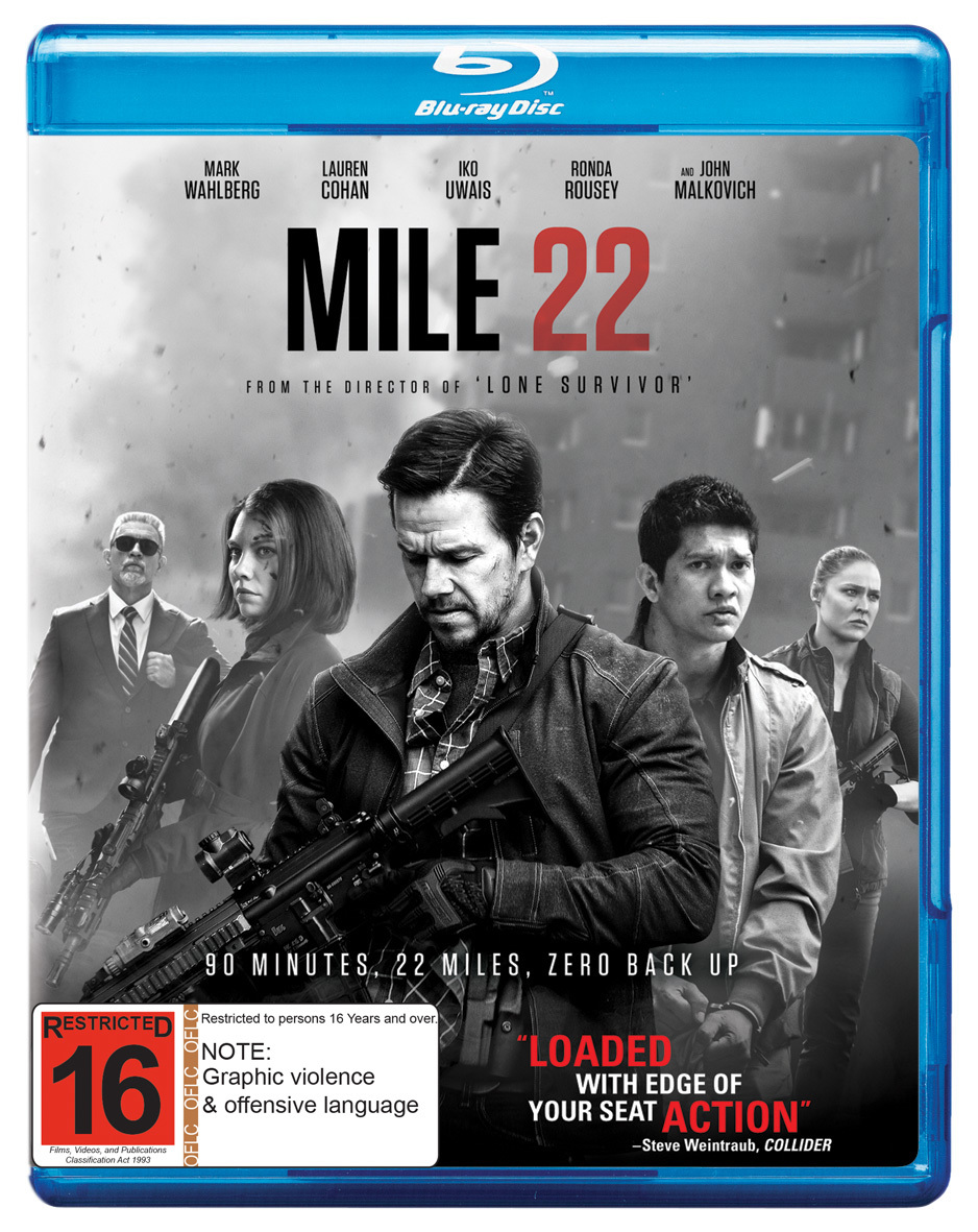 Mile 22 on Blu-ray