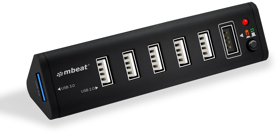 mBeat 7Port USB Hub at Mighty Ape NZ