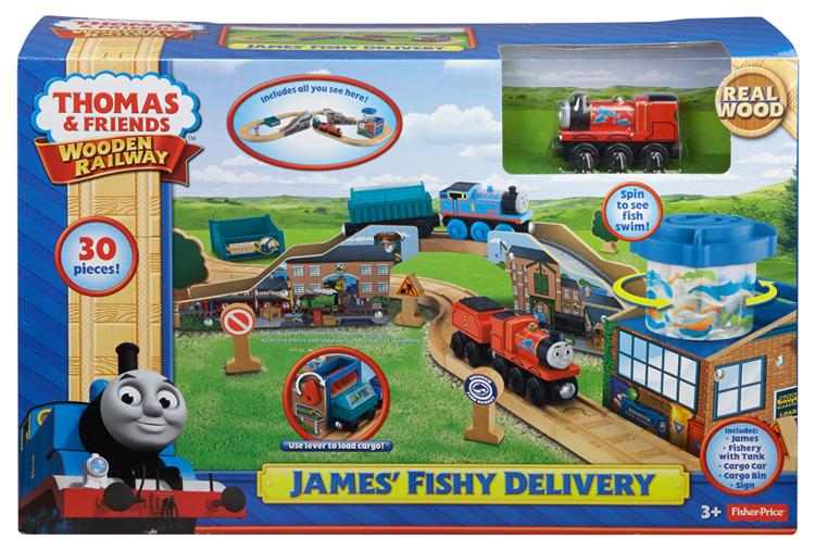 Thomas & Friends Wooden Railway Playset - James Fishy Delivery