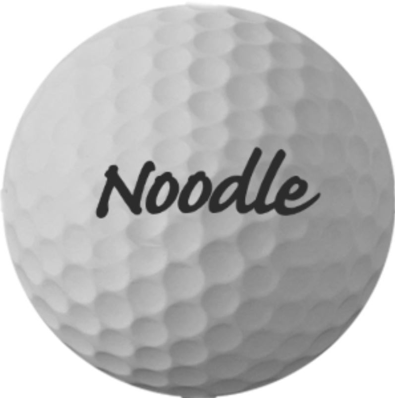 Buy 12 x Maxfli Noodle Golf Balls White at Mighty Ape NZ