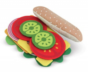 Melissa & Doug: Felt Play Food Sandwich Set image