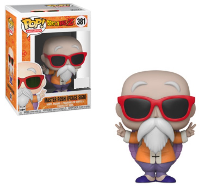 Dragon Ball Z – Master Roshi (Peace Sign Ver.) Pop! Vinyl Figure image