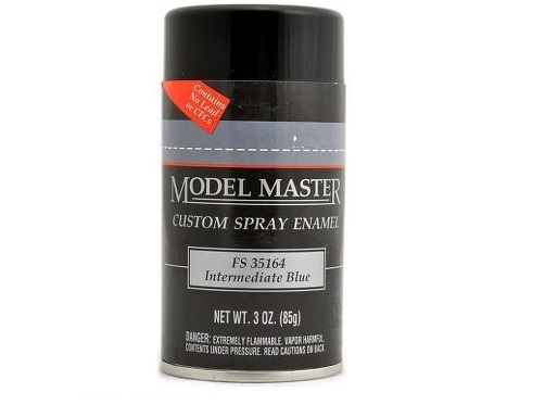 Model Master: Enamel Aerosol - Intermediate Blue (Flat)