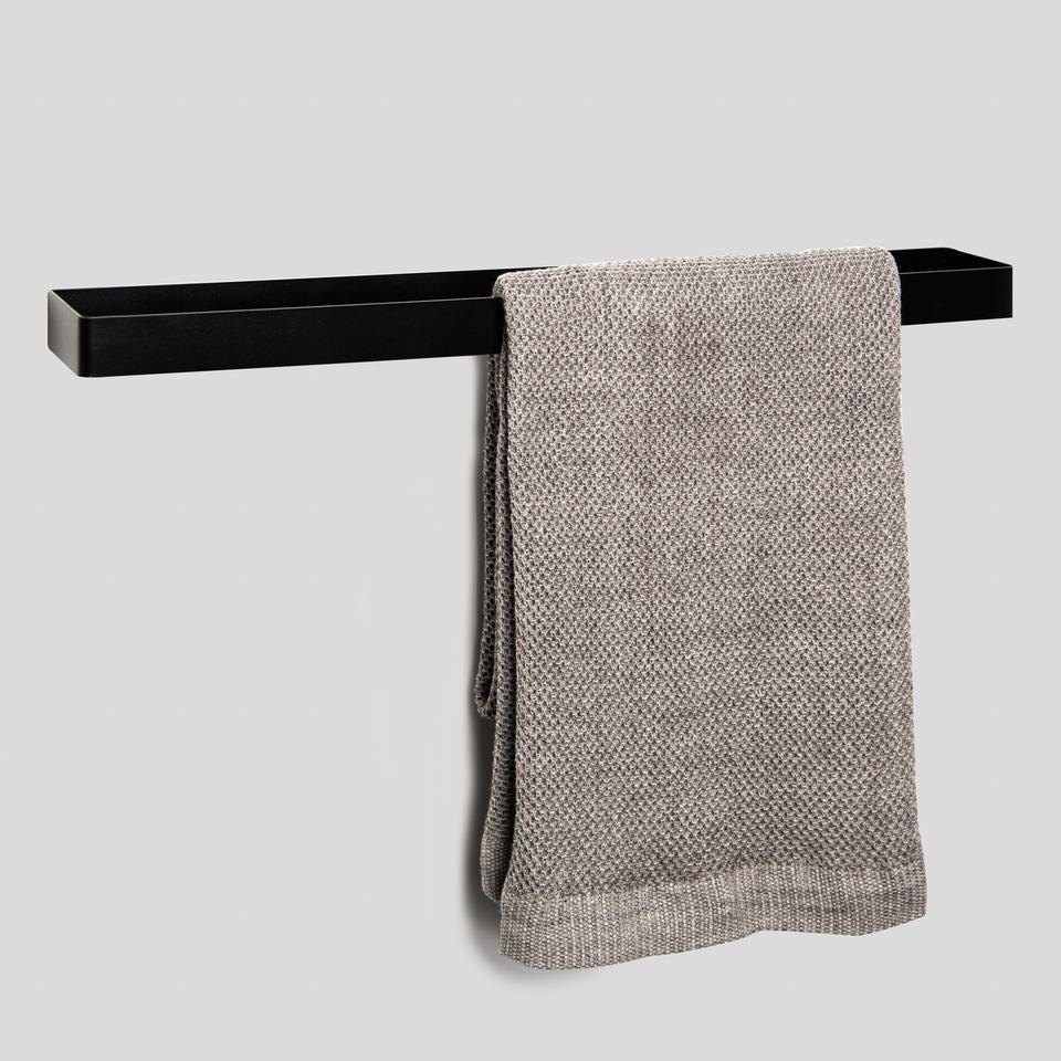 Hand Towel Holder Black at Mighty Ape NZ