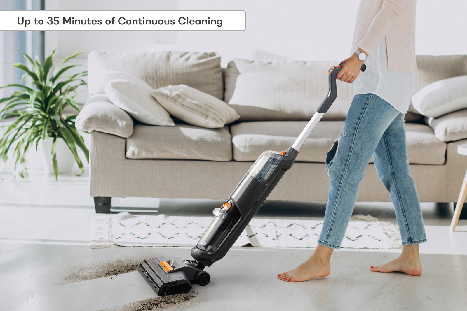 Kogan X6 Wet & Dry Cordless Floor Vacuum Cleaner at Mighty Ape NZ