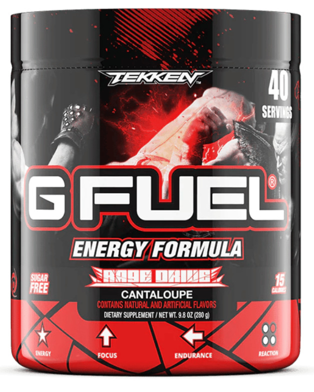 Buy G Fuel Energy Formula Tekken Rage Drive (40 Servings) at Mighty
