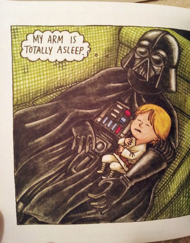 Darth Vader and Son by Jeffrey Brown image